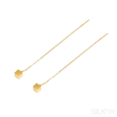 14k Gold Plated Sterling Silver Ear Wire Earrings Aubrey