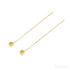 14k Gold Plated Sterling Silver Ear Wire Earrings Aubrey