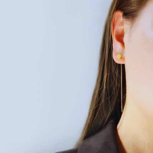 14k Gold Plated Sterling Silver Ear Wire Earrings Aubrey