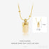 18k Gold Plated Brick Pendant Snake Ball Chain Necklace Kim