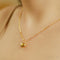 18k Gold Plated Premium 3d Designed Heart Collarbone