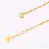18k Gold Plated Premium 3d Designed Heart Collarbone