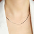 18k Gold Plated S925 Sterling Silver Curb Chain Necklace
