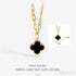 18k Gold-plated S925 Sterling Silver Four-leaf Clover