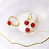 18k Gold Plated Sterling Silver Bridal Jewelry Set Ada