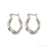18k Gold Plated Sterling Silver Hoop Earrings Ema - Jewelry