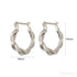 18k Gold Plated Sterling Silver Hoop Earrings Ema - Jewelry