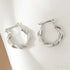 18k Gold Plated Sterling Silver Hoop Earrings Ema - Jewelry