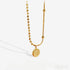 18k Gold Plated Sterling Silver Round Snake Bone Chain
