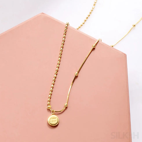 18k Gold Plated Sterling Silver Round Snake Bone Chain