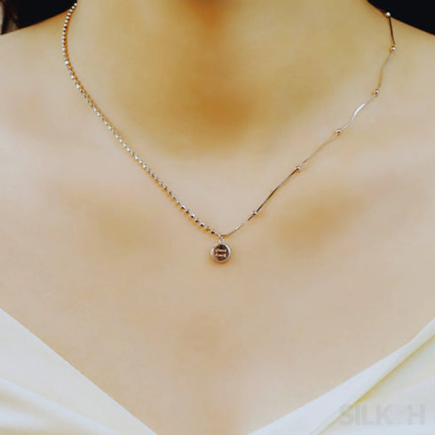 18k Gold Plated Sterling Silver Round Snake Bone Chain