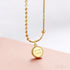 18k Gold Plated Sterling Silver Round Snake Bone Chain