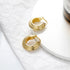 18k Gold Plated Sterling Silver Small Hoop Earrings Jax