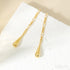 18k Gold Plated Sterling Silver Tassel Long Stud Earrings