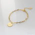 18k Gold Plated Sterling Silver Temperament Bracelet Dee