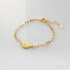 18k Gold Plated Sterling Silver Temperament Bracelet Dee