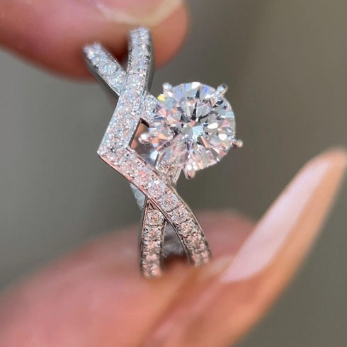 1 Carat Crown love Engagement Ring Banks