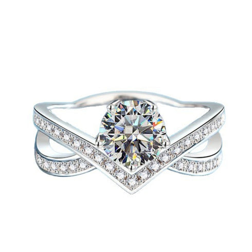 1 Carat Crown love Engagement Ring Banks