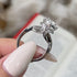 1 Carat Iris Flower Moissanite Sterling Silver Barbara