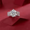 5 Carat Moissanite Sterling Silver Split Shank Engagment