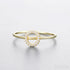 A-z Sterling Silver Zircon Letter Ring Pat - Jewelry