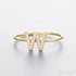 A-z Sterling Silver Zircon Letter Ring Pat - Jewelry