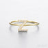 A-z Sterling Silver Zircon Letter Ring Pat - Jewelry