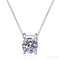 Bull Head Statement Moissanite Necklace Ann - Jewelry