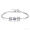 Chic Cross Letter Moissanite Bracelet Cam - Jewelry
