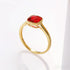 Crimson 18k Gold Plated Sterling Silver Ruby Cushion Cut
