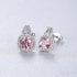 Cushion Cut Sterling Silver Pink Morganite Bridal Jewelry