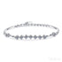 Delicate Nine Stars Adjustable Moissanite Bracelet Ana