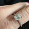 Emarald Cut Moissanite Engagement Ring Cat Jewelry