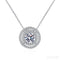 Eternal Radiance Double Round Shaped Necklace Dot - Jewelry
