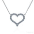Forever Shine Heart Shaped Moissanite Necklace Bea - Jewelry