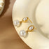 Freshwater 18k Gold Plated Sterling Silver Pearl Drop
