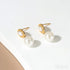 Freshwater 18k Gold Plated Sterling Silver Pearl Drop
