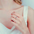 Heart Shaped Moissanite Bow Ring Jax - Jewelry
