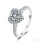 Heart Shaped Moissanite Engagement Ring Bry - Jewelry