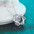 Hexagram Moissanite 925 Sterling Silver Necklace Eve
