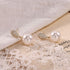 Micropaved Zircon Sterling Silver Pearl Stud Earrings Alina