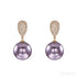 Micropaved Zircon Sterling Silver Pearl Stud Earrings Alina