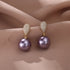 Micropaved Zircon Sterling Silver Pearl Stud Earrings Alina