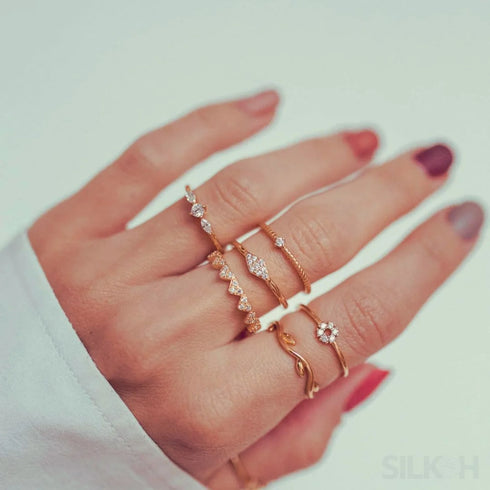 Minimalistic Heart Shaped Sterling Silver Promise Ring Rio