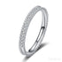 Moissanite Eternity Wedding Band Joy - Jewelry