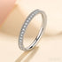 Moissanite Eternity Wedding Band Joy - Jewelry