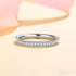 Moissanite Eternity Wedding Band Joy - Jewelry