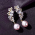 Natural Freshwater Sterling Silver Pearl Stud Earring