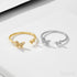 Open Sterling Silver Butterfly Ring Noa - Jewelry