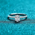 Oval Cut Moissanite Engagement Ring Bea